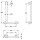 KWC Winkelgriff, MEDCARE, Edst, Grau, 90 Grad, 400x600x84 mm, Ausf. Rechts