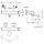 KWC Thermostat-wandbatterie, F5, EHM, Schwenkauslauf, 195 mm, Option C-modul