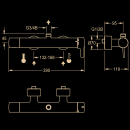 KWC Thermostat-wandbatterie, F5, EHM, für...