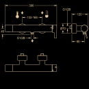 KWC Thermostat-wandbatterie, F5, EHM, für...