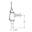 KWC Magnetdruckspüler, F5, DN20, Armaturengruppe I,...