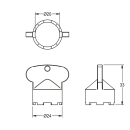 KWC Montageschlüssel, F5, für Laminarstrahlregler