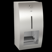 KWC Wc-doppelrollenhalter, STRATOS, Edst, AP, 156x303x141 mm, Spindelsystem