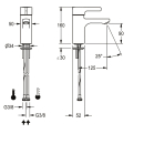 KWC Thermostat-standbatterie, F5, EHM, 125 mm,...