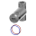 KWC Durchgangsventil, F3, Hydraulisch, für Standdusche, 3600009677