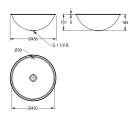 KWC Rundbecken, RONDO, Edelstahl, Sdm, 456x165 mm,...