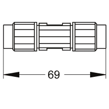 KWC Kupplung, A3000open, für Systemkabel