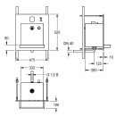 KWC Waschplatzeinheit, All-in-one, Edst, 475x530x390 mm,...