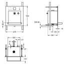 KWC Waschplatzeinheit, All-in-one, Edst, 475x530x390 mm,...