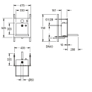 KWC Waschplatzeinheit, All-in-one, Edst, 475x530x470 mm,...