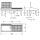 KWC Stiefelreinigungsanlage, SIRIUS, MIRANIT, 1400x500x510 mm, Siphon, 2 Pl