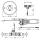 KWC Wascharmatur, A3000open, Elek, Hinterwandmontage, O. Mischung, 24 VDC