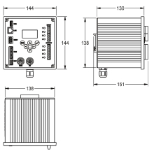 KWC ECC2 Funktionscontroller, A3000open, 230 VAC-24 VDC