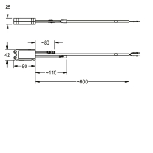 KWC Leistungsschalter, A3000open, für All-in-one Einheit, 10A-230 VAC