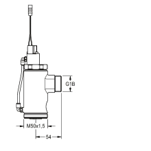 KWC Magnetdruckspüler, F5, DN20, Armaturengruppe I, 2030058331