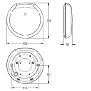 KWC Smart Urinal Sensor, F5, Elek, Schw, Deckenmontage,...