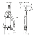KWC Smart Urinal Unit, F5, Elek, Mont. Hinter...