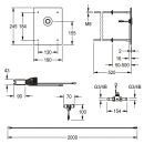 KWC Dg-ventil, F5, Elek, O. Mischung, Hinterwandmontage,...