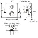 KWC Duscharmatur, AQUATIMER, Elek, Therm, UP, F-set,...