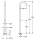 KWC Standdusche, F3, Edelstahl, Freist, 207x2420x630 mm, Hydr, O. Mischung