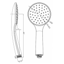 Beitz & Walz AqvaBasic III Handbrause 1-strahlig,...
