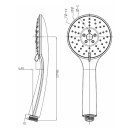 Beitz & Walz AqvaBasic III Handbrause 3-strahlig,...