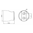 Beitz & Walz Wandhalter mit Konus Format Basic/Neu chrom