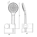 Beitz & Walz AqvaBasic II Wannenset mit Handbr. 1...