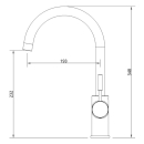 Beitz & Walz Aqvadesign Spültisch-Ehm. / rund /...