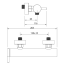 Beitz & Walz Aqvadesign Brause-Ehm. 1/2" / rund...