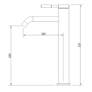 Beitz & Walz Aqvadesign Waschtisch-Ehm./ hohe Ausf /...