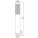 Beitz & Walz AqvaShower Stabhandbrause / rund /...