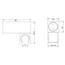 Beitz & Walz Aqvadesign Konuswandhalter/ soft edge /...