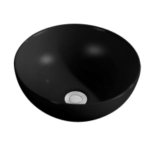 Beitz & Walz AqvaCeramica Aufsatzwaschtisch 325 mm SlimRim- mattschwarz -