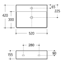 Beitz & Walz AqvaCeramica Aufsatzbecken SlimRim"...