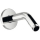 Herzbach LIVING SPA Wandarm 140mm rund gewinkelt Chrom