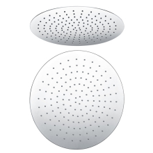 Beitz & Walz AqvaShower Kopfbrause 400 x 2 mm, Edelstahl-poliert