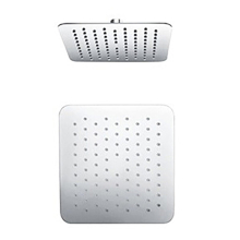 Beitz & Walz AqvaShower Kopfbrause 200 x 200 x 2 mm, Edelstahl-poliert