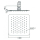 Beitz & Walz AqvaShower Kopfbrause 200 x 200 x 2 mm, Edelstahl-poliert