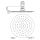 Beitz & Walz AqvaShower Kopfbrause 200 x 2 mm, Edelstahl-poliert