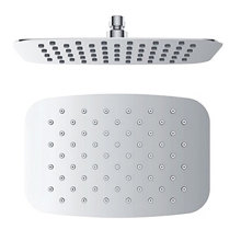 Beitz & Walz AqvaShower Kopfbrause 300 x 200 x 2  mm / Edelstahl-poliert