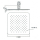 Beitz & Walz AqvaShower Kopfbrause 300 x 300 x 2 mm, Edelstahl-poliert
