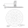 Beitz & Walz AqvaShower Kopfbrause 300 x 2 mm, Edelstahl-poliert
