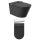 Beitz & Walz AqvaCeramica Dusch-WC Wand Tiefspüler spülrandlos 596 x 370 mm - mattschwarz -