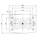 Beitz & Walz AqvaShower Kopfbrause 600 x 850 mm  /...