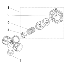 Schlösser Armaturen KFR-VENTIL, MUFFENANSCHLUSS O.E, NST.SP, DN15, 1/2", PR-MS, DVGW