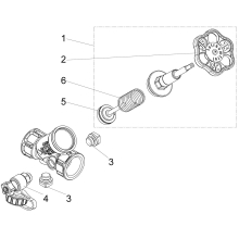 Schlösser Armaturen KFR-VENTIL, MUFFENANSCHLUSS M.ENTL, ST.SP, DN25, 1", PR-MS, DVGW
