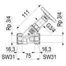 Schlösser Armaturen FREISTROMVENTIL, MUFFENANSCHL....