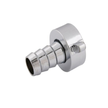 Schlösser Armaturen MS-SCHLAUCHVERSCHRAUBUNG, 2-TLG FLACHDICHTEND, 3/4"x1", CHROM