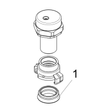 Schlösser Armaturen GARTENSPRITZE, FORM SIRO MIT SCHNELLKUPPLUNG, DN15, 1/2", MS